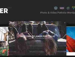 joker-v111相片视频组合WordPress主题