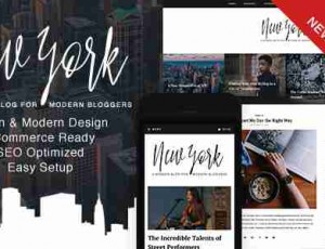 new yorkv1.4.0 WordPress博客&商店主题