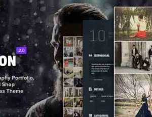 Moon v5.0.5 – 全屏摄影作品集WordPress主题