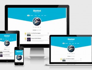 WordPress Slanted 自适应博客主题