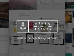 Ueneo—创造性的一页视差WordPress主题