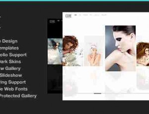 Core v5.9.1 -极简主义摄影组合WordPress主题