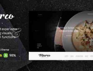 Marco v1.0.1WordPress主题——现代餐厅