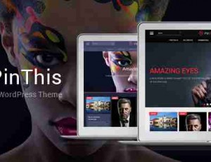 PinThis v1.6.9 Pinterest风格WordPress主题