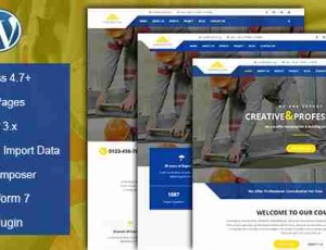 Construction & Building Business建筑商务WordPress主题