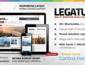 Legatus v2.2.3 – 响应消息/杂志WordPress主题