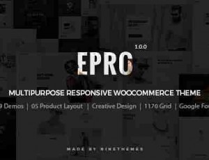 ePro – 多功能WooCommerce主题