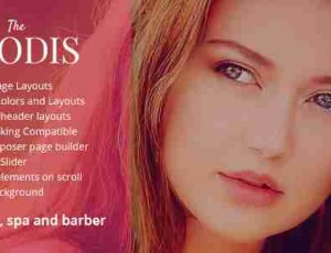 Modis v1.2.4 沙龙和理发师WordPress主题