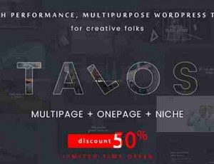 Talos 1.3.0 – 多功能WordPress主题