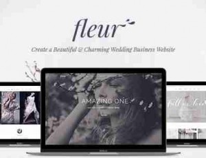 Fleur v1.0婚礼，庆典的主题