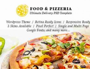 Food & Pizzeria v2.0 终极交付WordPress主题