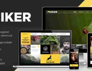 Hiker v2.4.24 WordPress摄影主题