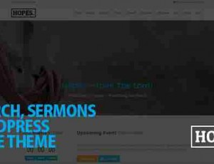 Hopes v4.0.0 – 教会和多用途WordPress主题