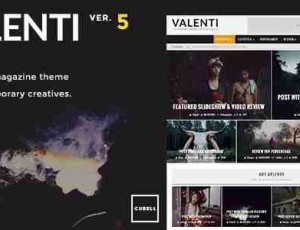 Valenti v5.6.3.5-WordPress杂志新闻主题