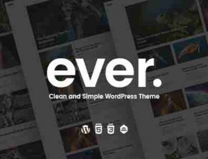 Ever v1.2.3 – 清洁简单的WordPress主题