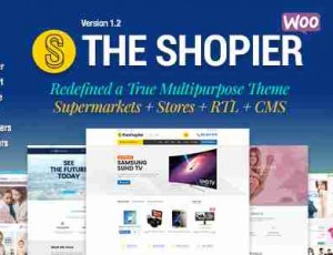 Shopier v1.4.5 – 响应多用途WooCommerce主题