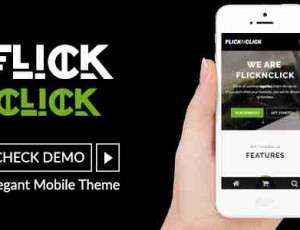 Flicknclick – 响应式手机/智能手机主题