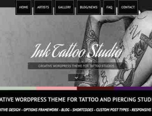 Ink Tattoo Studio v2.4 – 创意WordPress主题