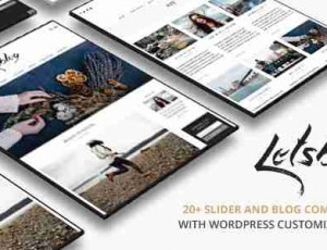 Lets Blog v1.6.1 – 响应博客WordPress主题