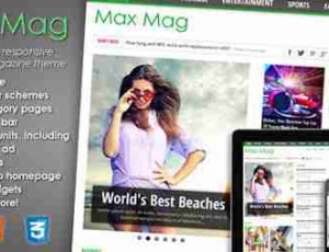 Max Mag v2.09.0- 响应式WordPress杂志主题