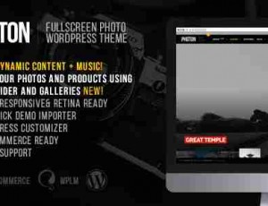 Photon v1.3.0 全屏摄影WordPress主题