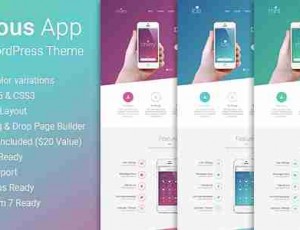 delicious v1.0.2 – 响应式应用程序登陆WordPress主题