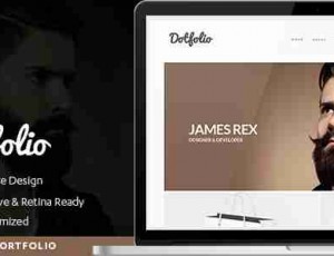 DotFolio创意组合WordPress主题