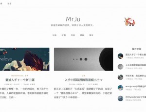 MIMELOVE – 轻量级极简双栏 WORDPRESS 博客主题