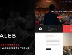 Aleb v1.3.4 – 活动大会Onepage WordPress主题