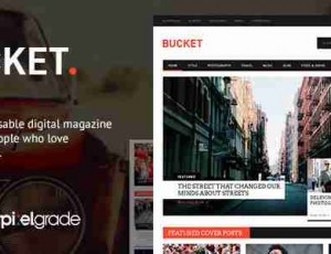 BUCKET v1.6.10 – 数字杂志风格WordPress主题