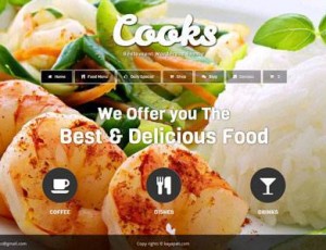 cooks-WordPress餐厅主题