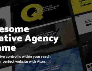 Aton v1.1 – WordPress现代设计机构的创意主题