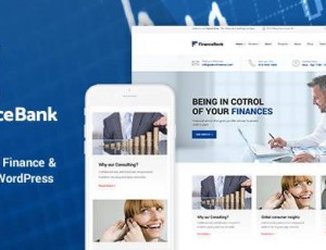 FinanceBank v1.7-WordPress 商业，金融与银行主题