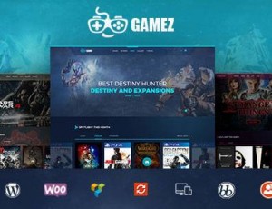 Gamez v1.0 – 游戏，电影，音乐评论WordPress主题