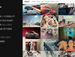 Heat v1.3.2 – 高级作品WordPress主题