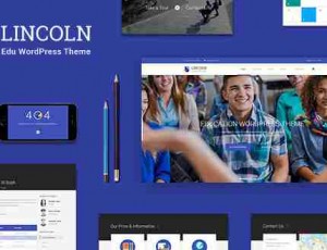 Lincoln v4.3.1- 教育材料设计WordPress主题