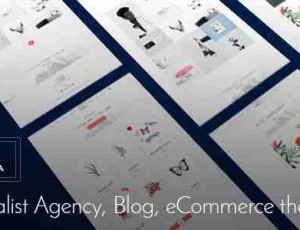 Linda Bell v1.0 -极简主义机构，博客，电子商务WordPress主题