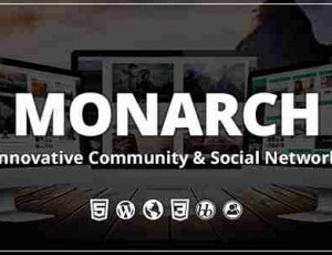 Monarch v2.0.0 – 创新的WordPress社区主题