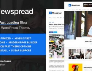 Newspread – WordPress杂志博客主题