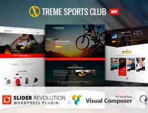 Xtreme Sports v2.0.2- WordPress俱乐部主题