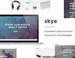 Skye v1.7- WordPress创意业务的当代主题