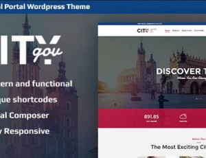SityGov v1.8-WordPress主题