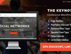The Keynote v2.21 – WordPress活动/会议主题