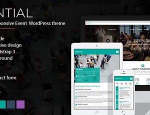Evential v1.4.1 – 一页响应事件WordPress主题