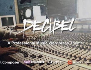 Decibel v3.1.4 -专业音乐WordPress主题