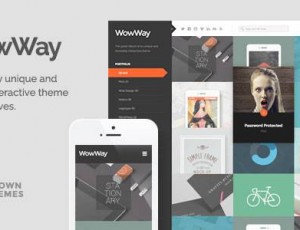 WowWay v2.1.4 – WordPress互动和响应投资组合主题
