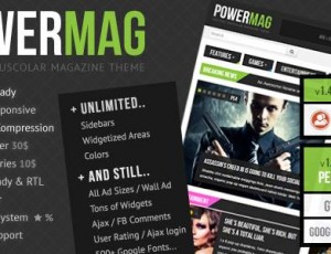 PowerMag v2.0 – WordPress杂志/评论主题
