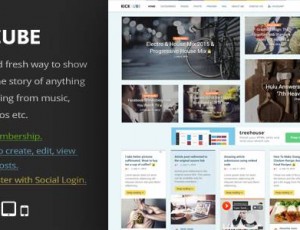 KICKCUBE v3.2 – WordPress会员和用户内容共享主题
