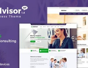 Advisor v1.4.1 -商务，金融WordPress主题