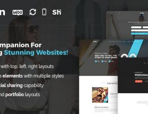 Jevelin v5.0.2 – WordPress多用途高级响应主题